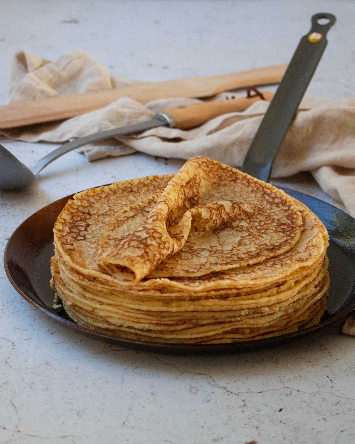 De Buyer Mineral B Crepe Pan (Single)