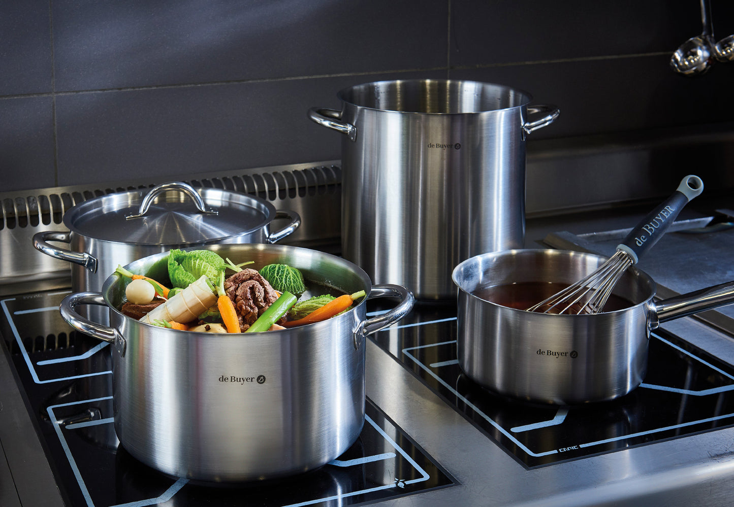 De Buyer Prim'Appety S/S Low Stockpot