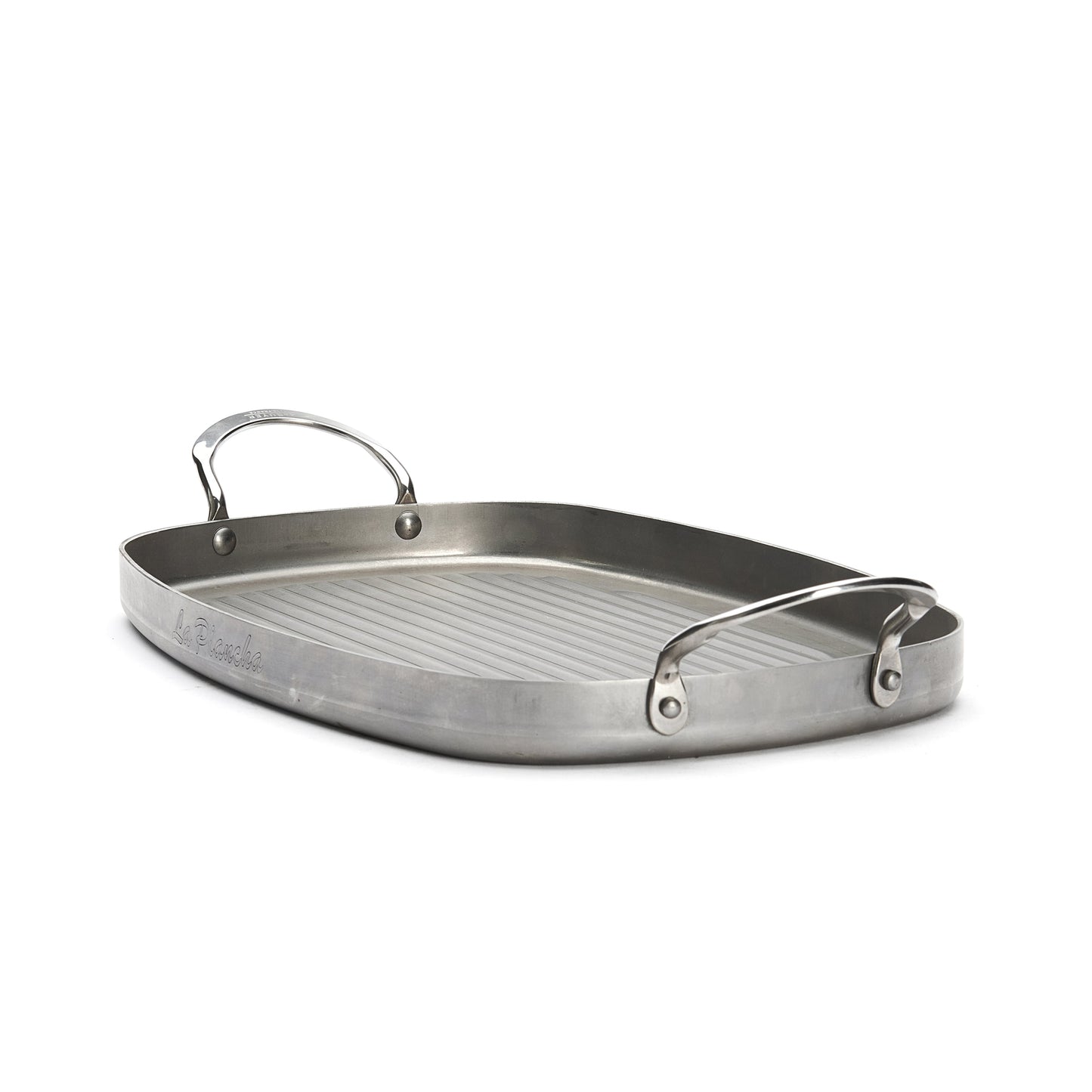 De Buyer Mineral B Rectangular Grill Pan With 2 S/S Handles 38 x 36 x 2.5cm